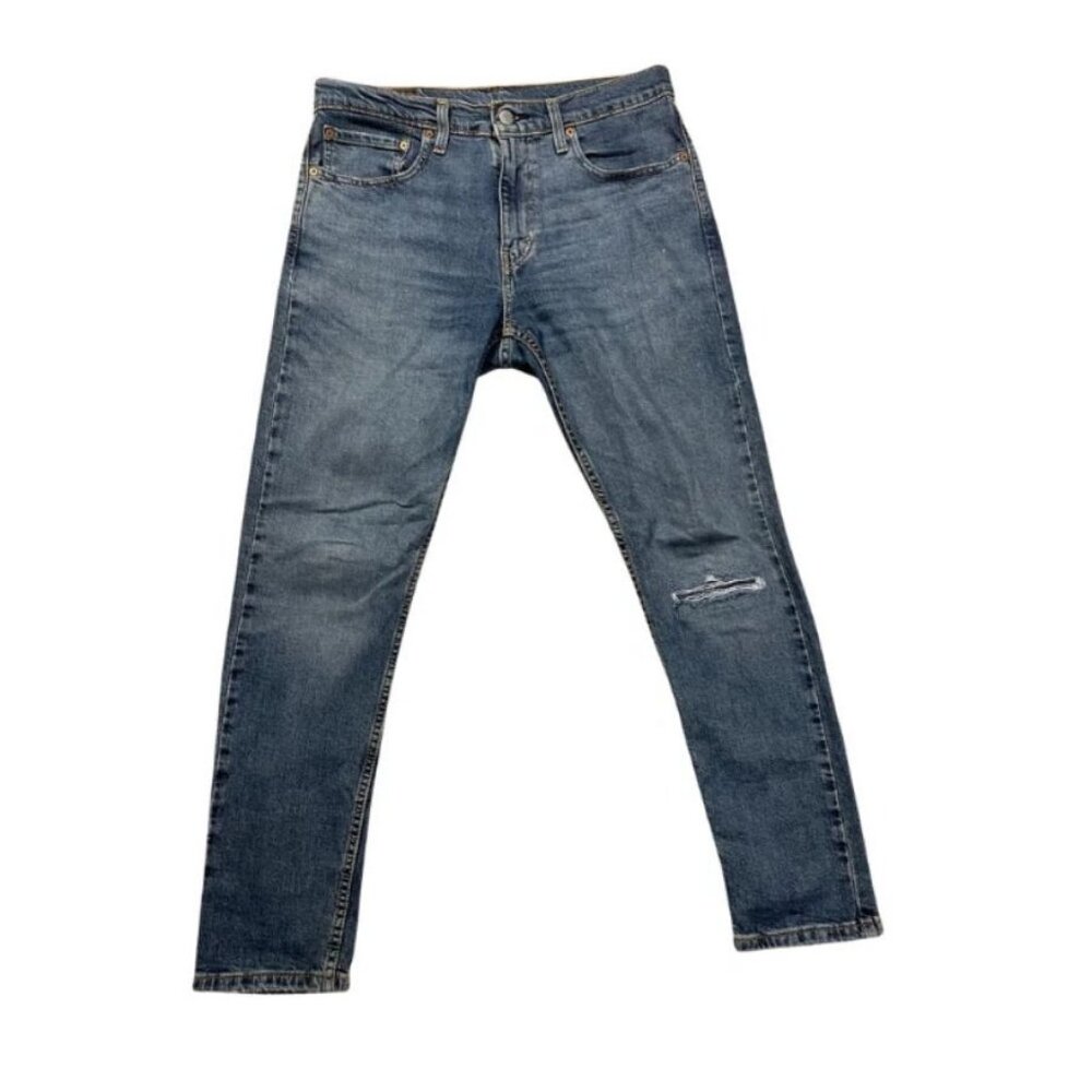 Levi's 512 Slim Taper Blue Distressed Jeans 32x30